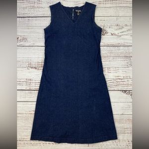 Polo Jeans Co. Ralph Lauren Vintage Y2K Denim Dress Sleeveless‎ Cotton 6